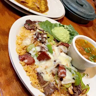 Corral Plate, Cheese enchiladas!!