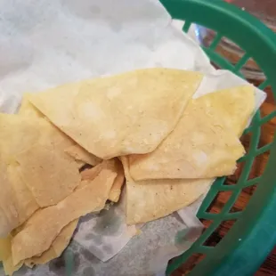 a basket of tortillas