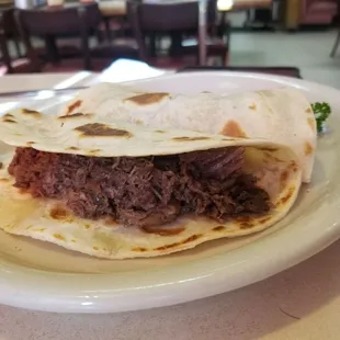 Barbacoa taco