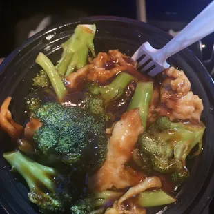 Average chicken and broccoli