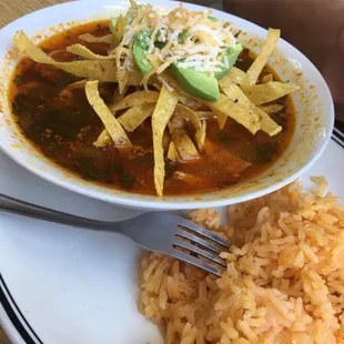 Albondigas soup, the ultimate in comfort food.