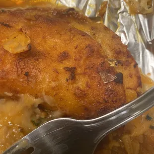 Quesa Birria I ordered earlier today except I don't remember asking for glass.