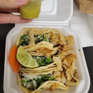 Carne asada tacos