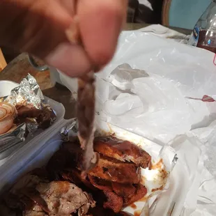 This is not the brisket slices that they advertised. More like lunch meat.