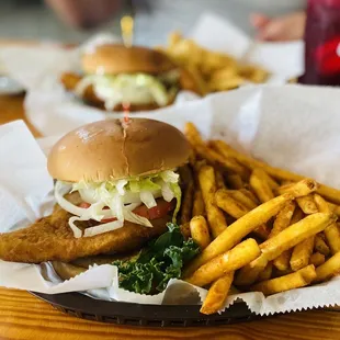 Grouper sandwiches here are fabulous. A must order :)...