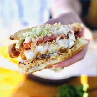 The Grouper Sandwich. Amazballs. Get it! :)...