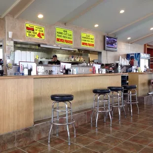 Hamburger meat is fresh ground daily - Never Frozen! Hand cut fries, fresh daily.