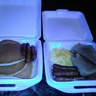 My soft, plump, breakfast sausage.