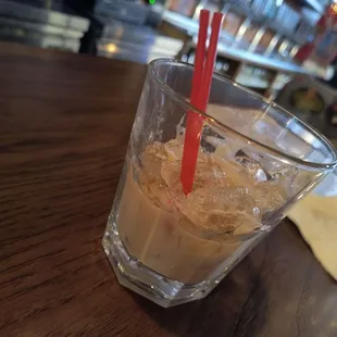 Ask Shantel... only she knows what it's called... but it's damn good.  Hint: Salted  Caramel Crown Royal. Et al.