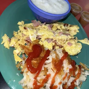 #1 Egg Any Style  Hashbrowns