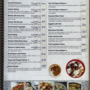 menu, sushi and sashimi