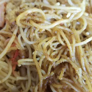 Rice Noodle Singpore Style: Mostly rice noodles. :-(