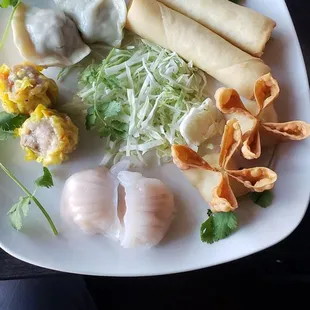 Sample Dim Sum platter