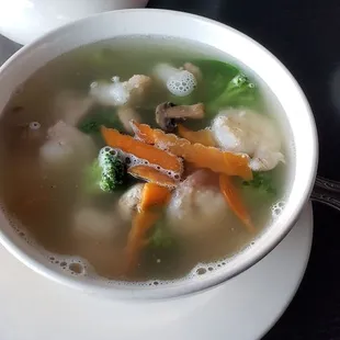 Shrimp and vegetable soup