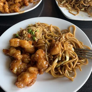 Orange Zest Chicken Lunch