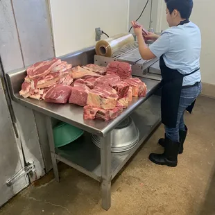 Steer processing