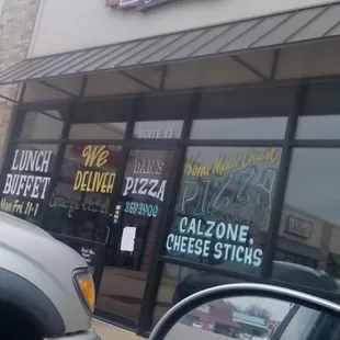 Front of this delicious place