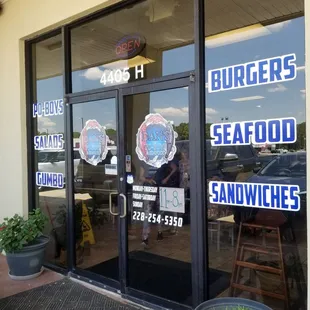 In back building of strip mall