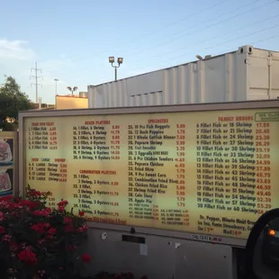 Outdoor Menu