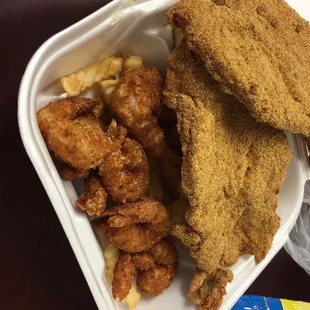 Catfish and shrimp basket my go to