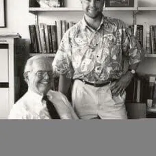 Dad and me.