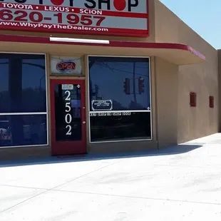 New parking lot, new facade