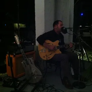 Brent on the Veranda