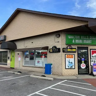 Find the convenience store and you will discover a pleasant surprise tucked away through the cheery green doors!