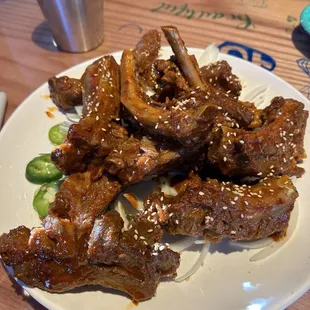 Back Rib Spicy Stew. Actually was really impressed. It was delicious but even more after warming it up at home in the airfryer