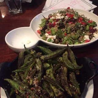 Pan-Charred Okra