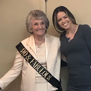 Aggie &amp; Granddaughter