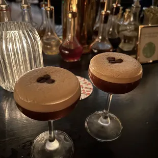 Mini espresso martinis
