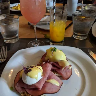 Eggs benedict is amazing here.