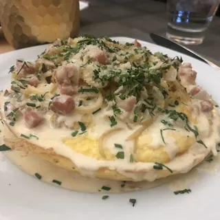 Pasta Carbonara Fritatta