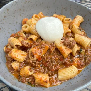 Rigatoni Bolognese