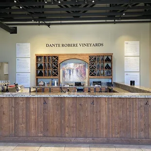 Indoor tasting room