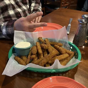 Deep fried zucchini