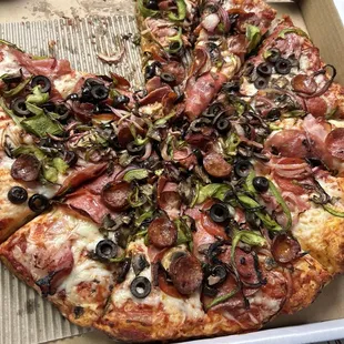 1. California Combo Pizza  My mum couldn&apos;t wait. lol