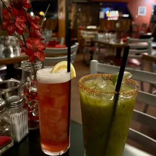 Only Fronds &amp; Green Chili Margarita