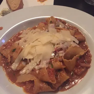 Crab and Chorizo Pasta