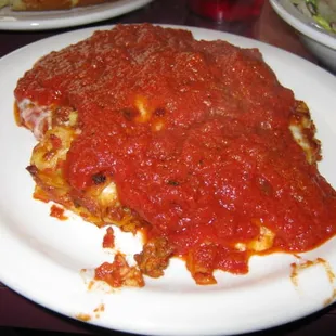the lasagna