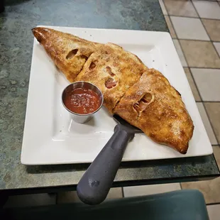 Pepperoni stromboli