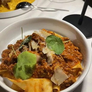 Pappardelle bolognese, very tasty