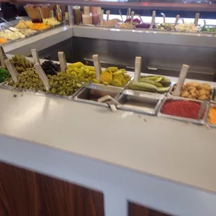 Wow look at this salad bar