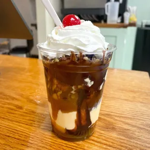 Turtle sundae