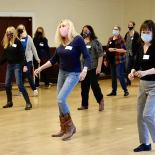 Line dancing lessons