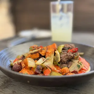 Short ribs  hash