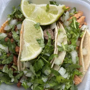 a close up of a taco