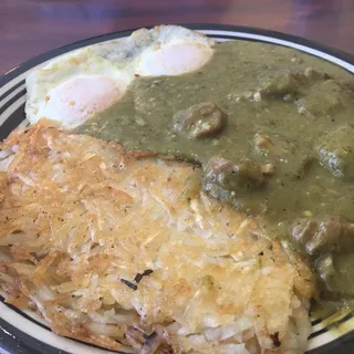Chile Verde and Eggs
