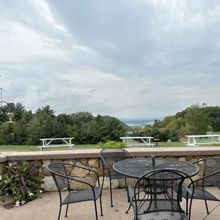 Outside seating area!